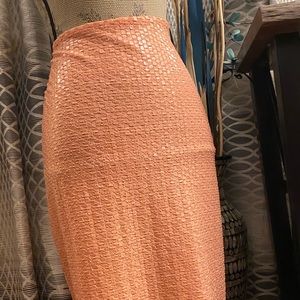 H&M midi sequined skirt